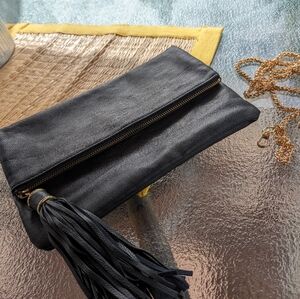 H&M black clutch/crossbody